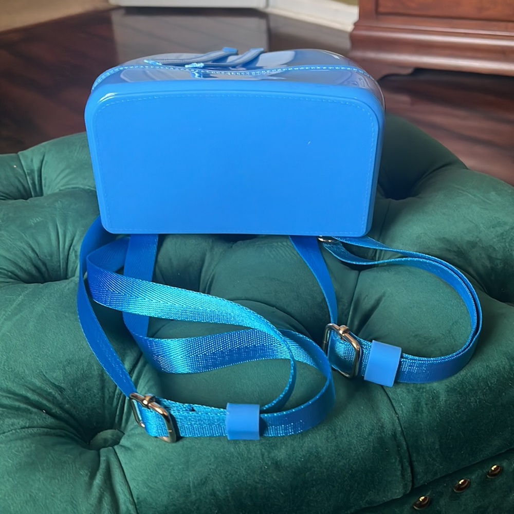 Pretty Blue Mini Backpack Bag - Picture 5 of 7